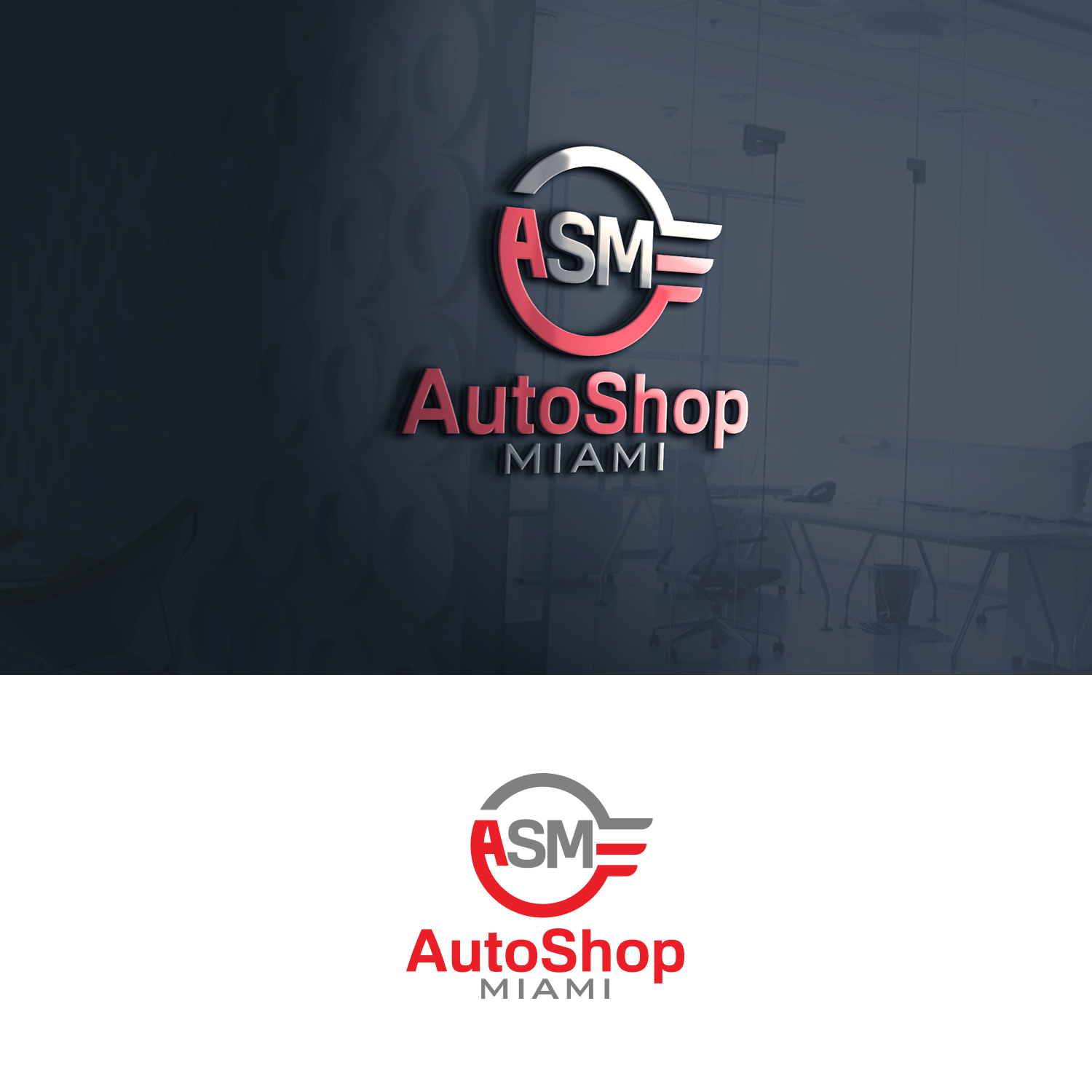 Logo-Design von Maxo-Biz für Auto Exhibit LLC dba AutoShop Miami | Design #24569080