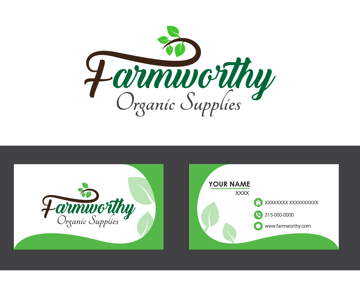Logo-Design von Design_Drafts für Farmworthy Organic Supplies | Design: #24929664