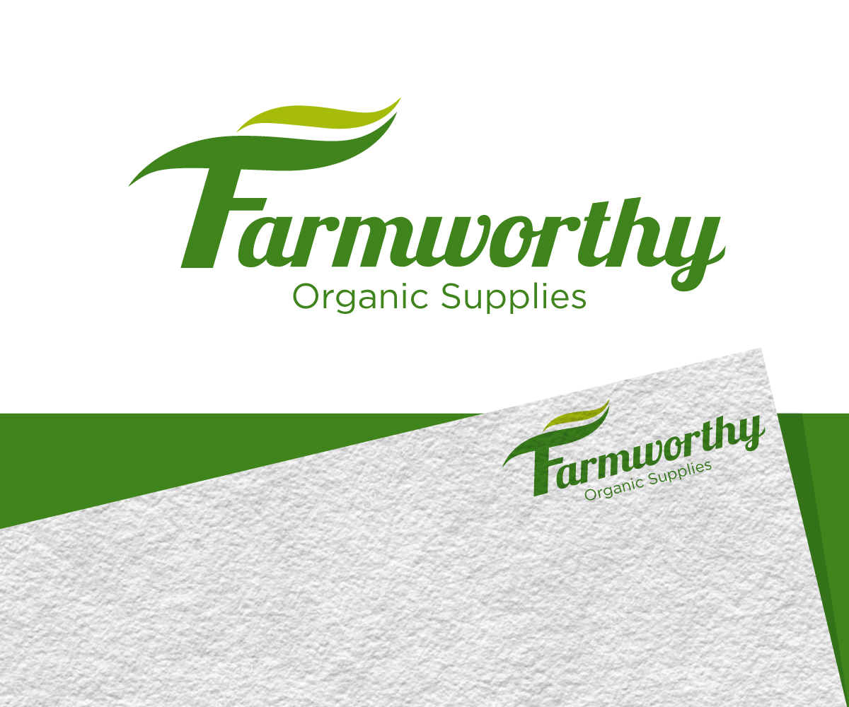 Logo Design by Jay Design for Farmworthy Organic Supplies | Design #24567547