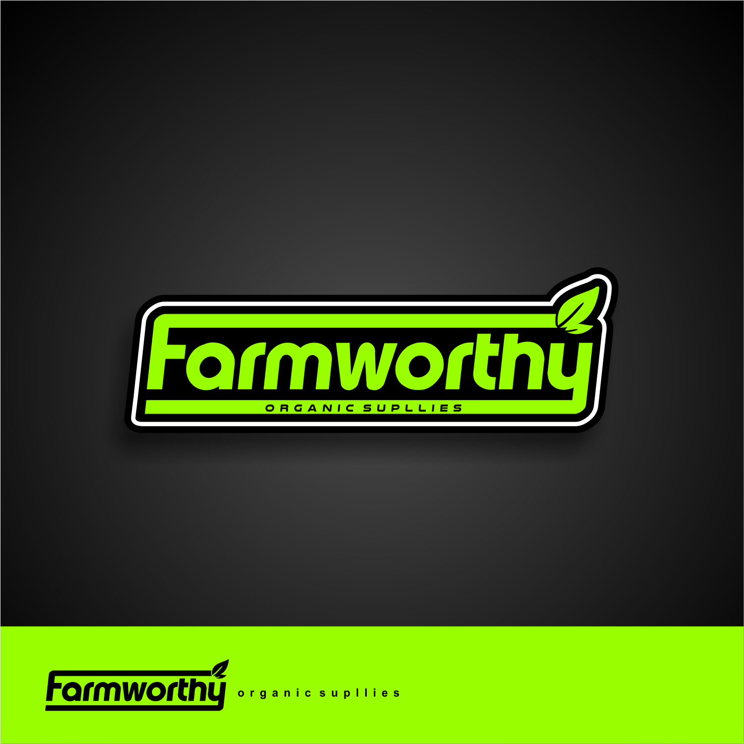 Logo Design by abegraphicworkz for Farmworthy Organic Supplies | Design #24616162