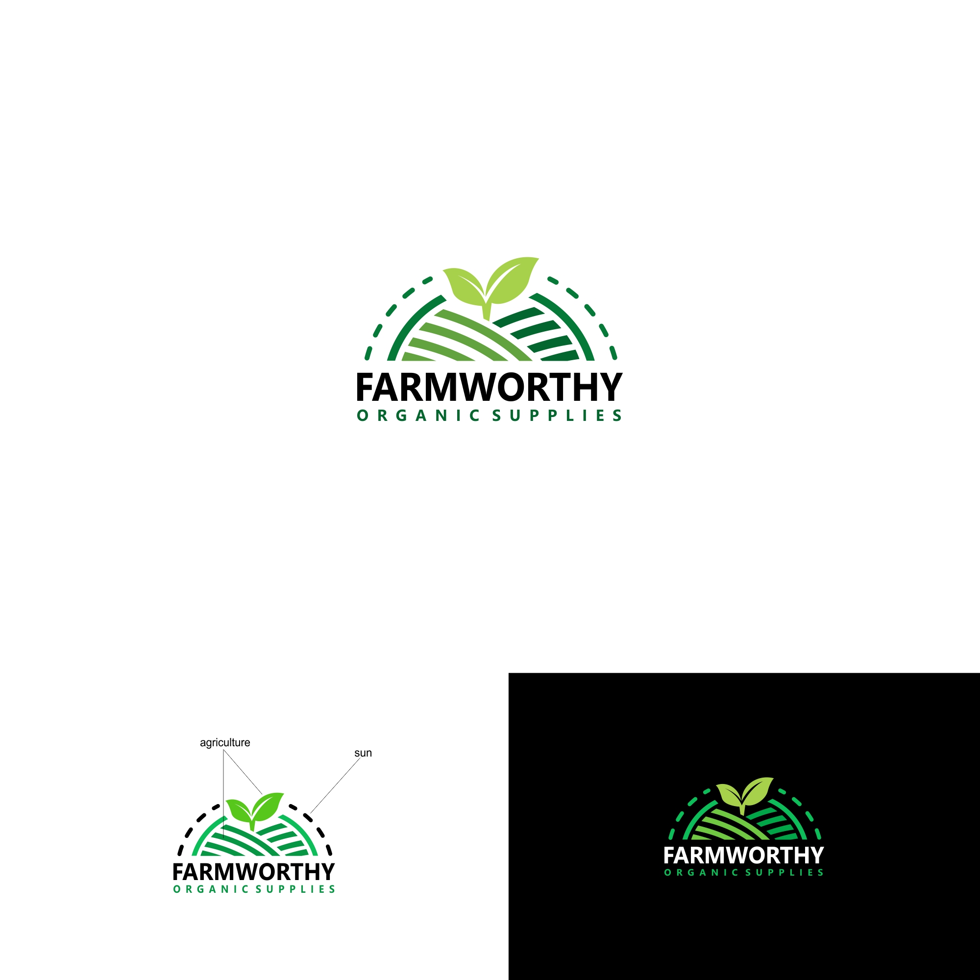 Logo Design by alitjuara for Farmworthy Organic Supplies | Design #24588095