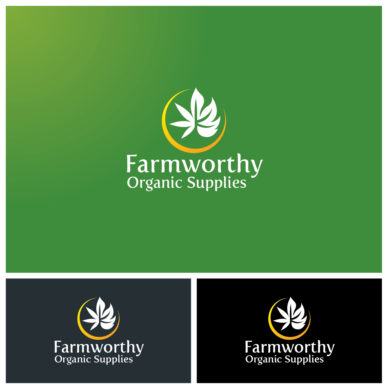 Logo Design by Muhammad Imran 3 for Farmworthy Organic Supplies | Design #24565936
