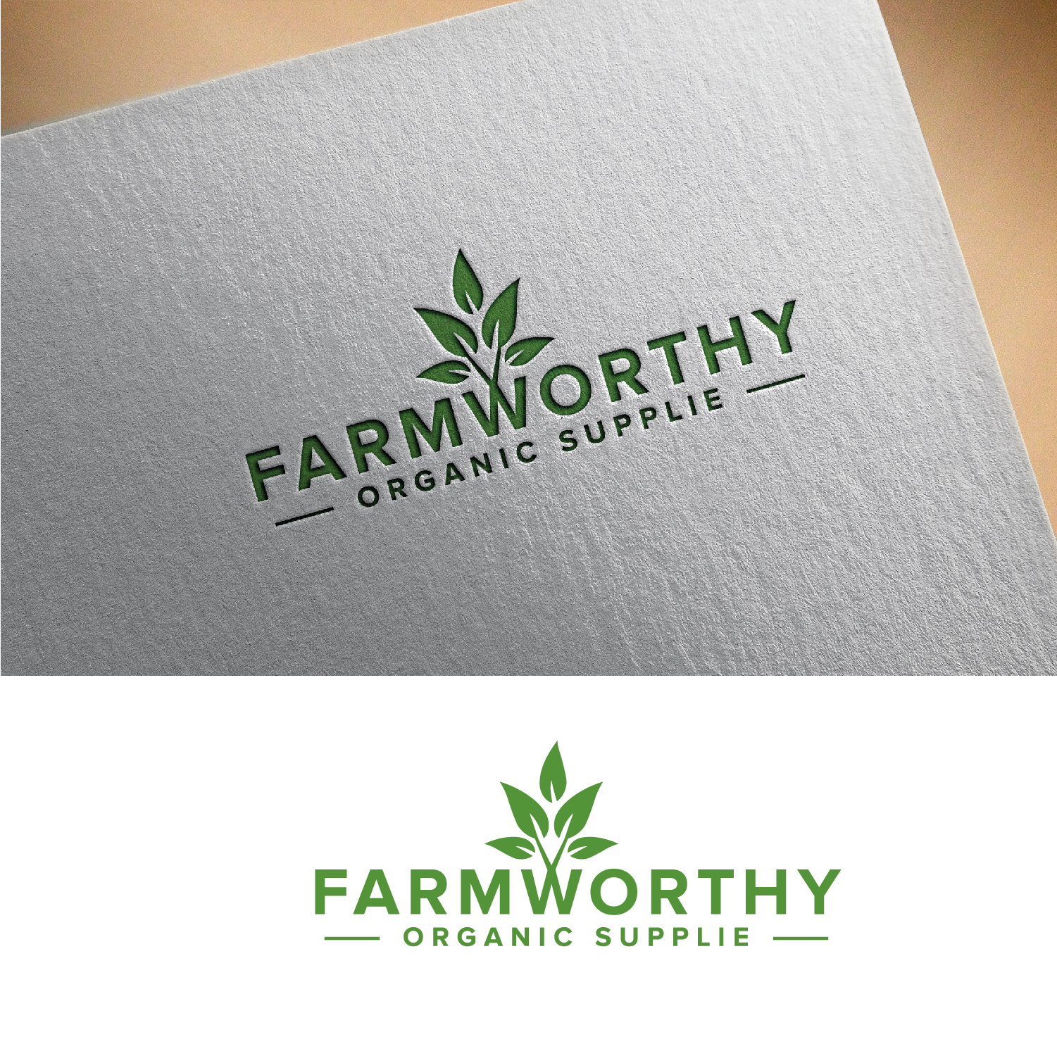 Logo-Design von Maxo-Biz für Farmworthy Organic Supplies | Design #24569318