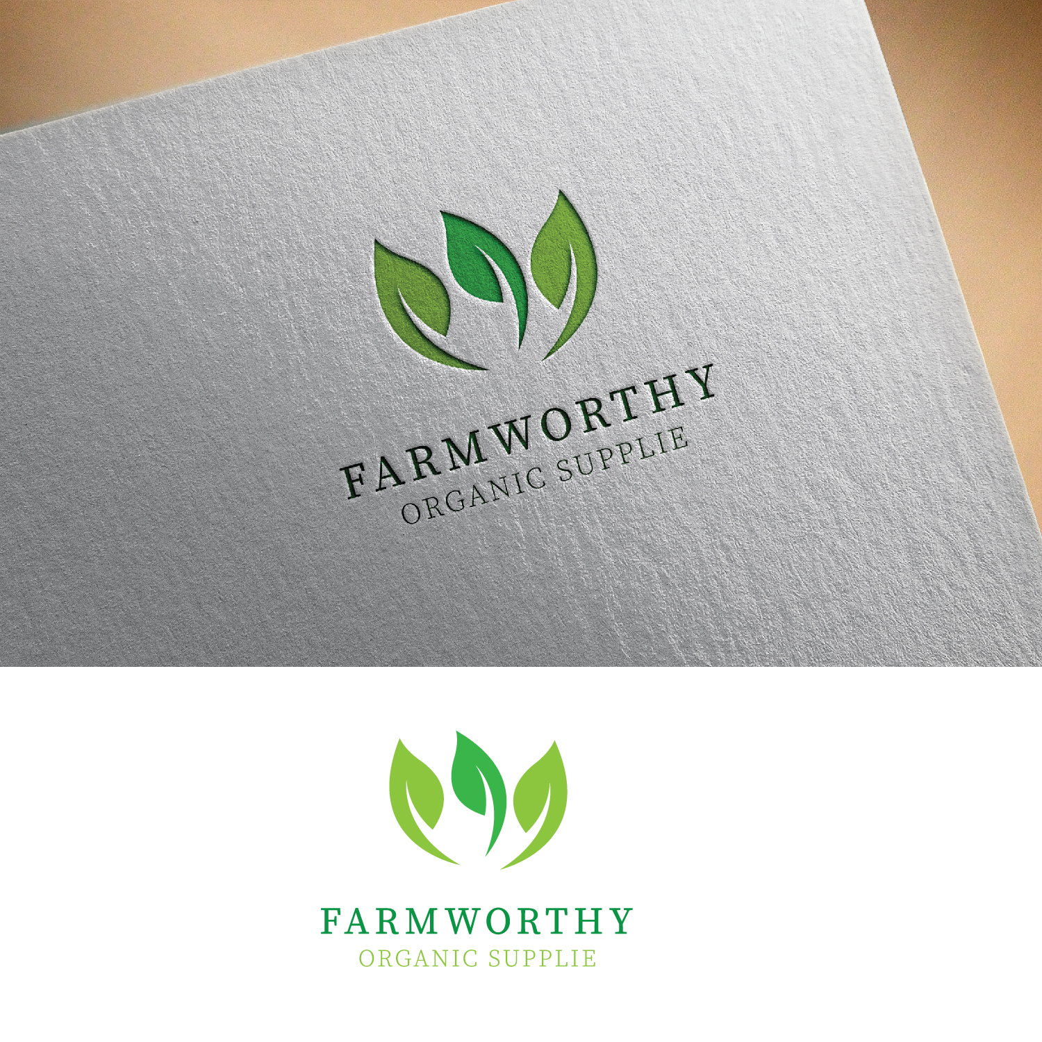 Logo Design by Maxo-Biz for Farmworthy Organic Supplies | Design #24569320