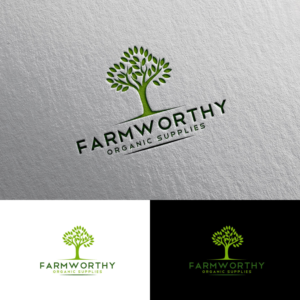 Farmworthy Organic Supplies | Logo Design by Rii