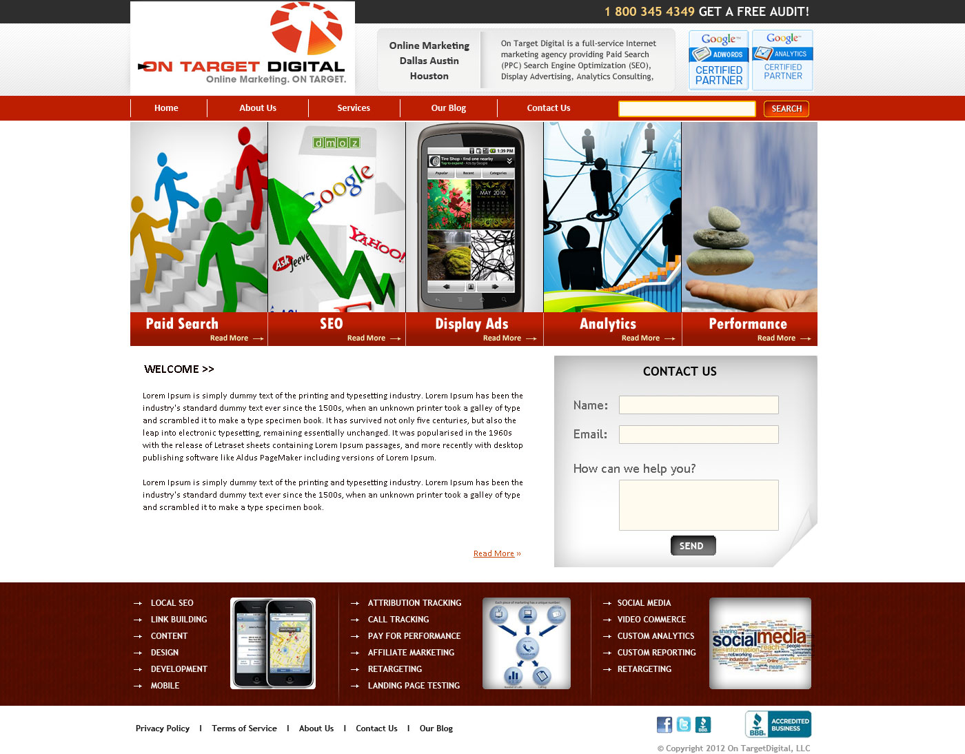 Wordpress Design by webwinner for this project | Design #757000