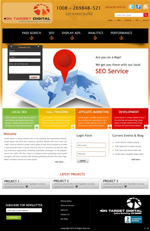 Wordpress Design by pb for this project | Design: #727289