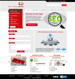 Wordpress Design for Interactive Marketing Agency | Wordpress Design by OM