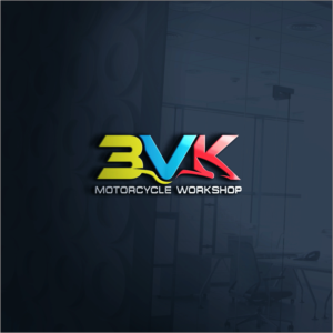 Logo Design by Arham Hidayat for 3VK The Motorcycle Workshop | Design: #24594560