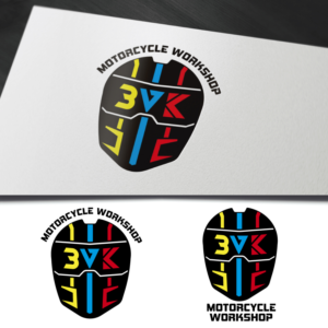 Logo Design by WooW Designs for 3VK The Motorcycle Workshop | Design: #24618870