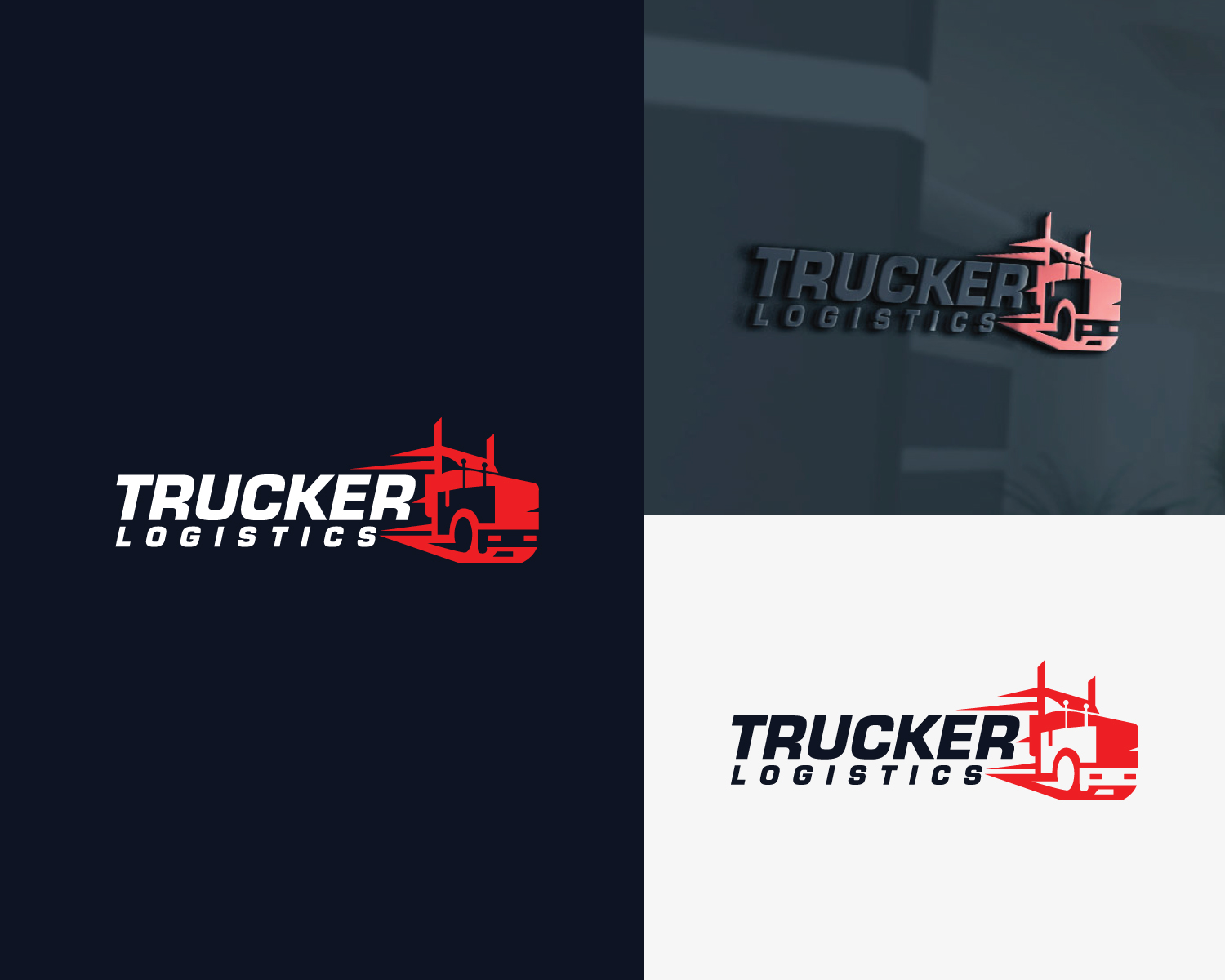 Logo Design by Atec for Trucker Logistics LLC | Design #24592495