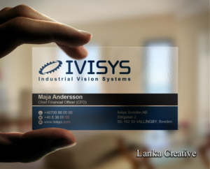 Ivisys - Automated robotic Inspection with AI need new business cards | Visitenkarten-Design von SL Designer
