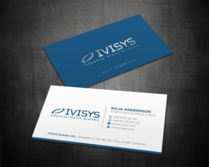 Ivisys - Automated robotic Inspection with AI need new business cards | Visitenkarten-Design von mdreyad
