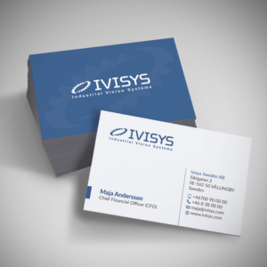 Ivisys - Automated robotic Inspection with AI need new business cards | Visitenkarten-Design von MDesign