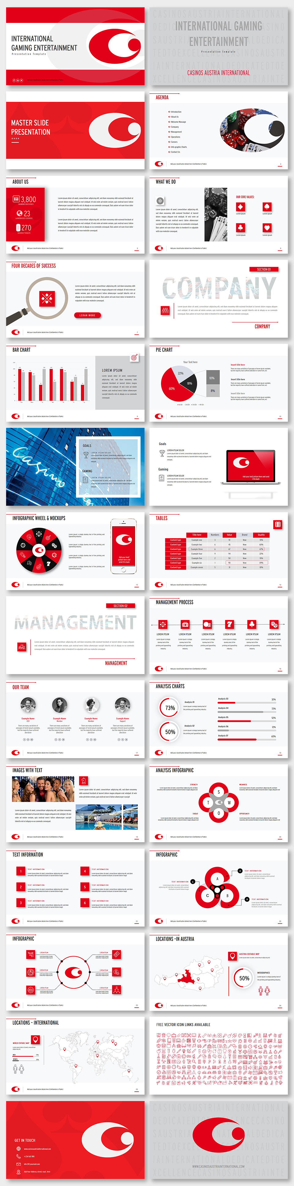 Design de PowerPoint par Luvinda pour Casinos Austria (Swiss) AG | Design #24658167