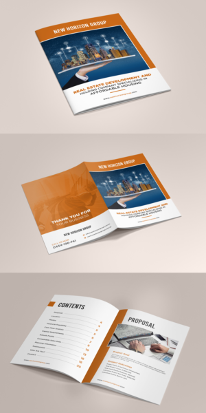 Broschüren-Design von debdesign für New Horizon Group | Design: #24590038