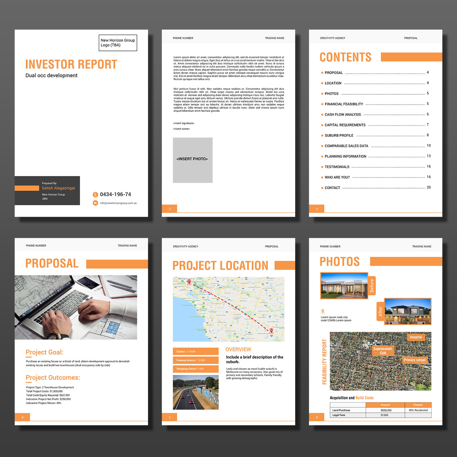 Broschüren-Design von aspiremedia für New Horizon Group | Design #24601537
