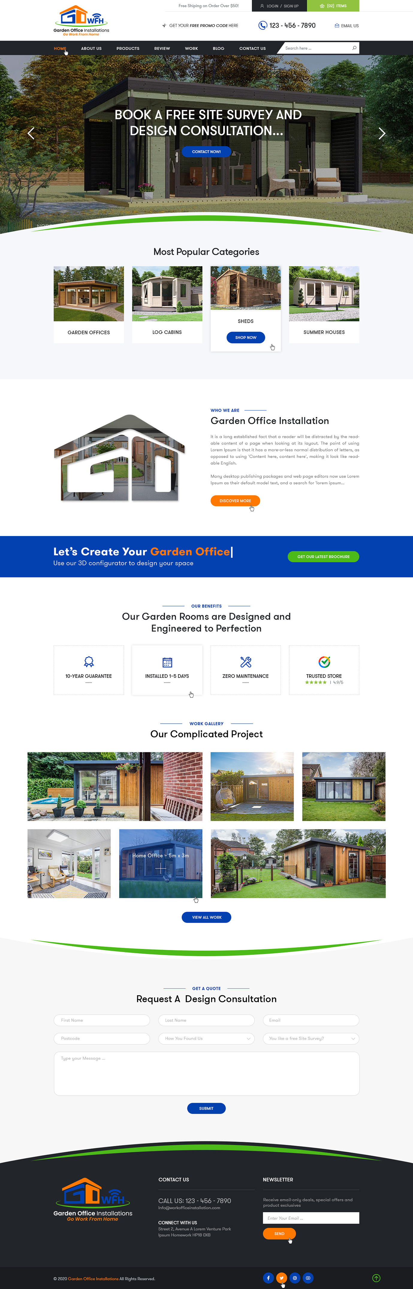 Web Design by Ved Web Services for this project | Design #24579098