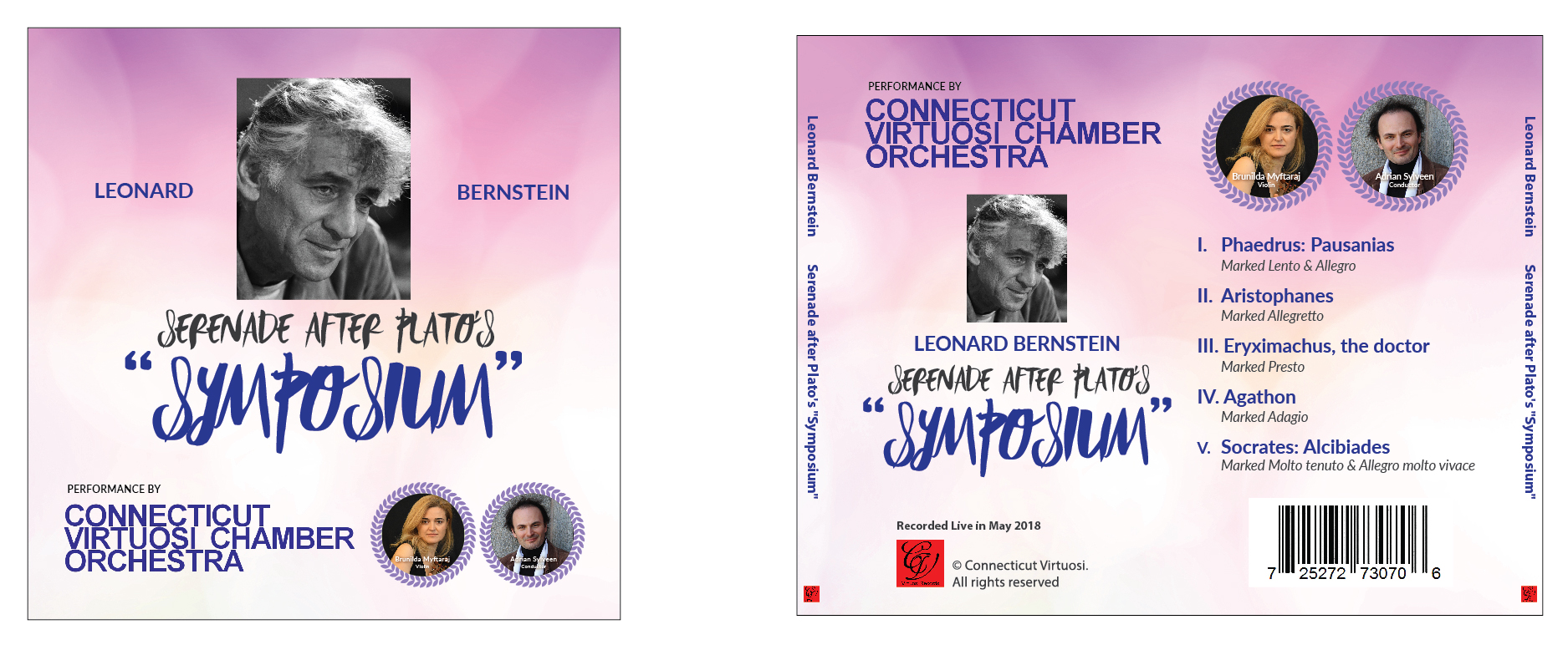 CD Cover Design by eleven for Connecticut Virtuosi Chamber Orchestra, Inc.  | Design #24574579