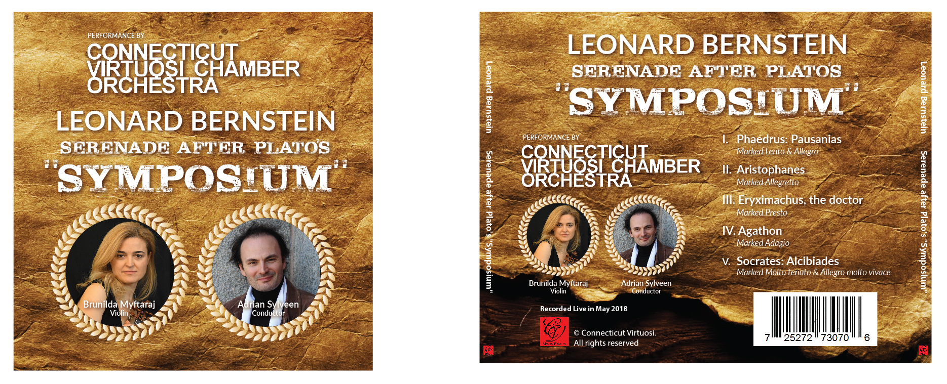 CD Cover Design by eleven for Connecticut Virtuosi Chamber Orchestra, Inc.  | Design #24574581