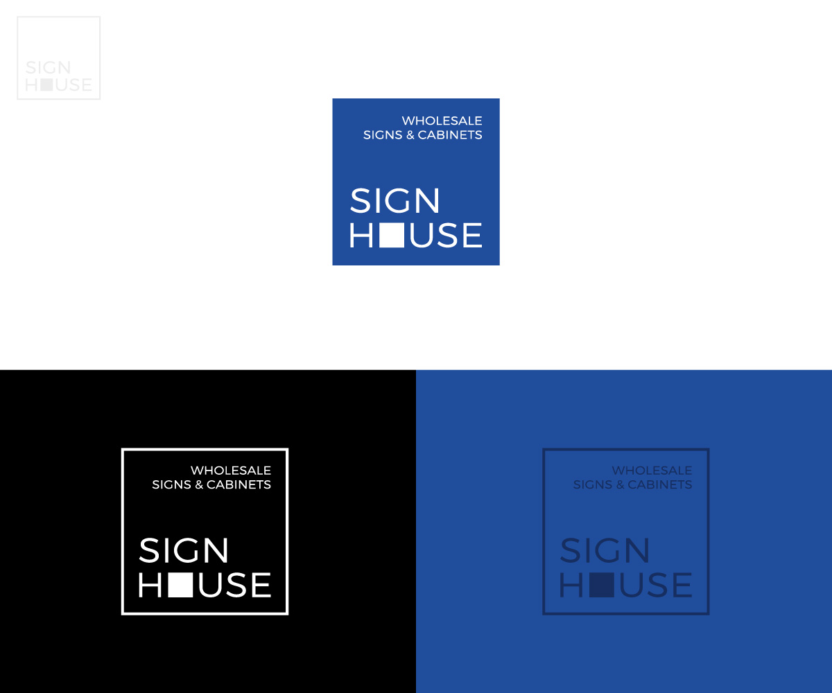 Logo Design by SpaGGy for The Sign House | Design #24575216