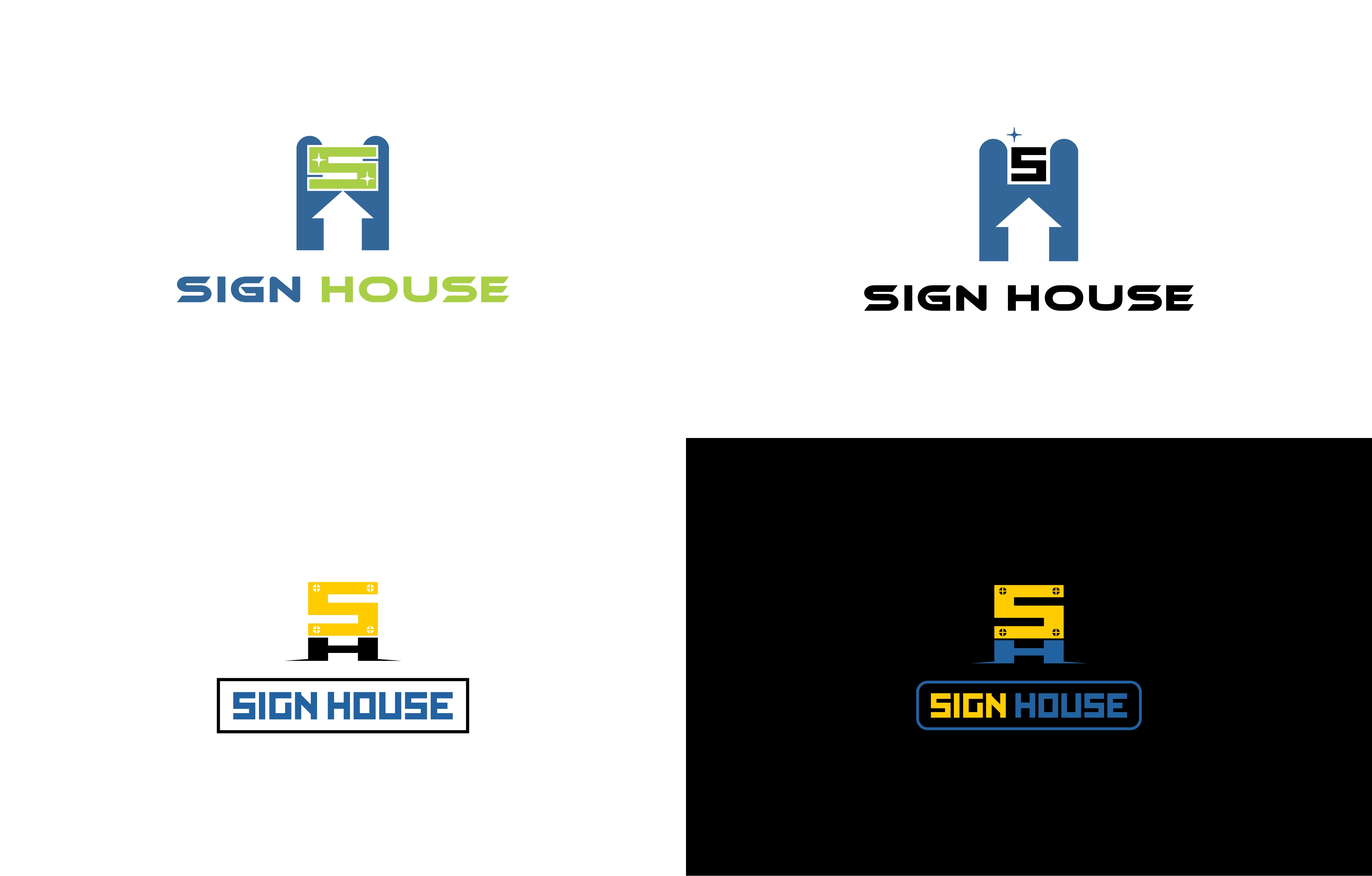 Logo Design by graphics1 for The Sign House | Design #24620135