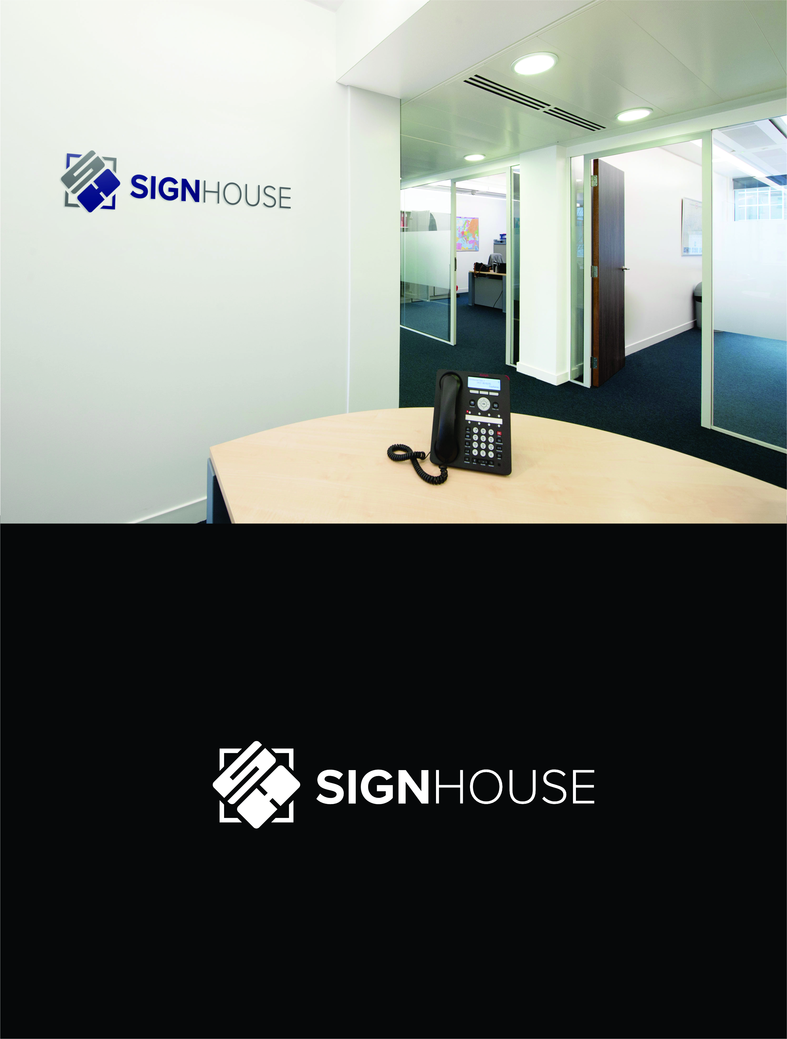 Logo Design by dorna 2 for The Sign House | Design #24622418