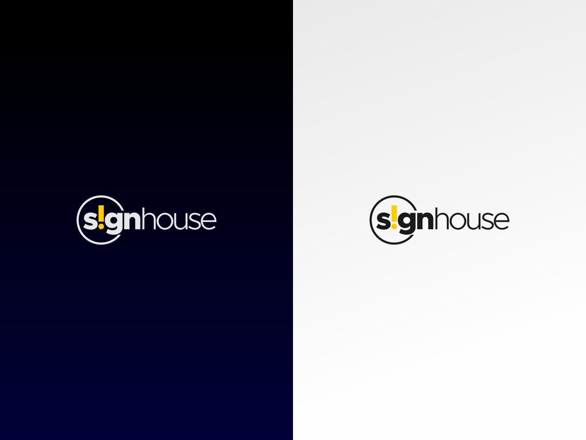 Logo Design by Kornelius - Lahalah for The Sign House | Design #24651563