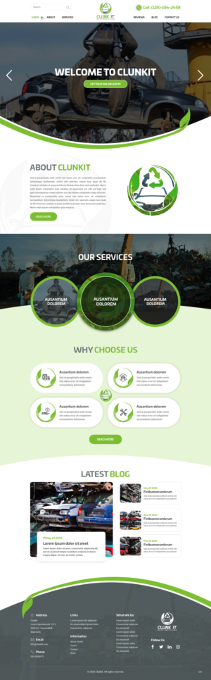 Web Design by pb for Rob Underwood LLC | Design #24577952