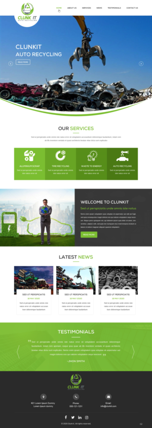 Web Design by pb for Rob Underwood LLC | Design: #24577956
