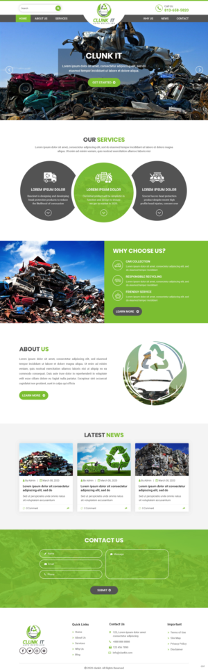 Web Design by pb for Rob Underwood LLC | Design: #24577961