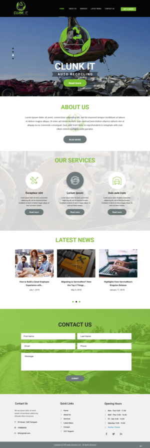 Web Design by pb for Rob Underwood LLC | Design: #24586049