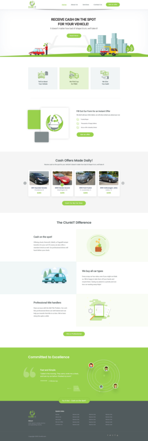 Website Revamp: Clunkit.com | Web Design by Shijo John