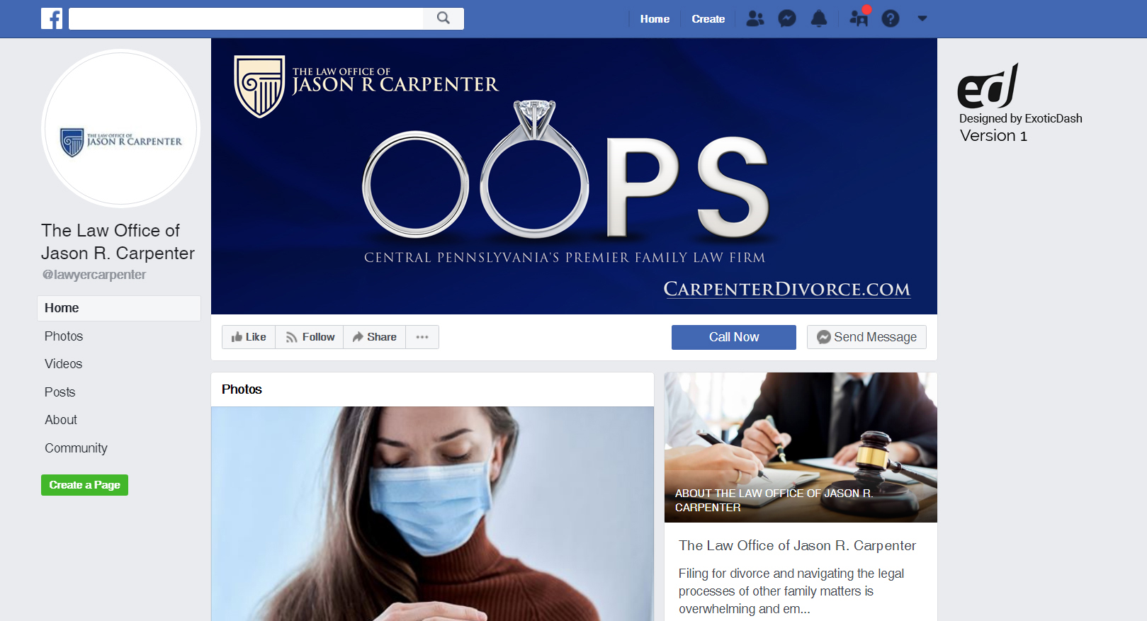 Diseño de Facebook por ExoticDash para este proyecto | Diseño #24612143