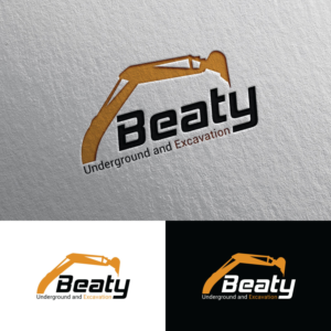 Beaty Underground and Excavation | Logo Design by Rii