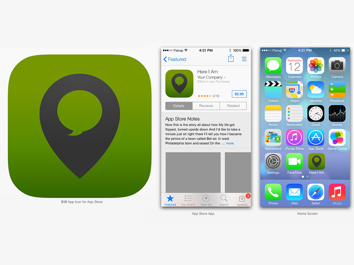 Icon Design by Rafael Marcon for Bamboo Rocket Apps | Design #3014472