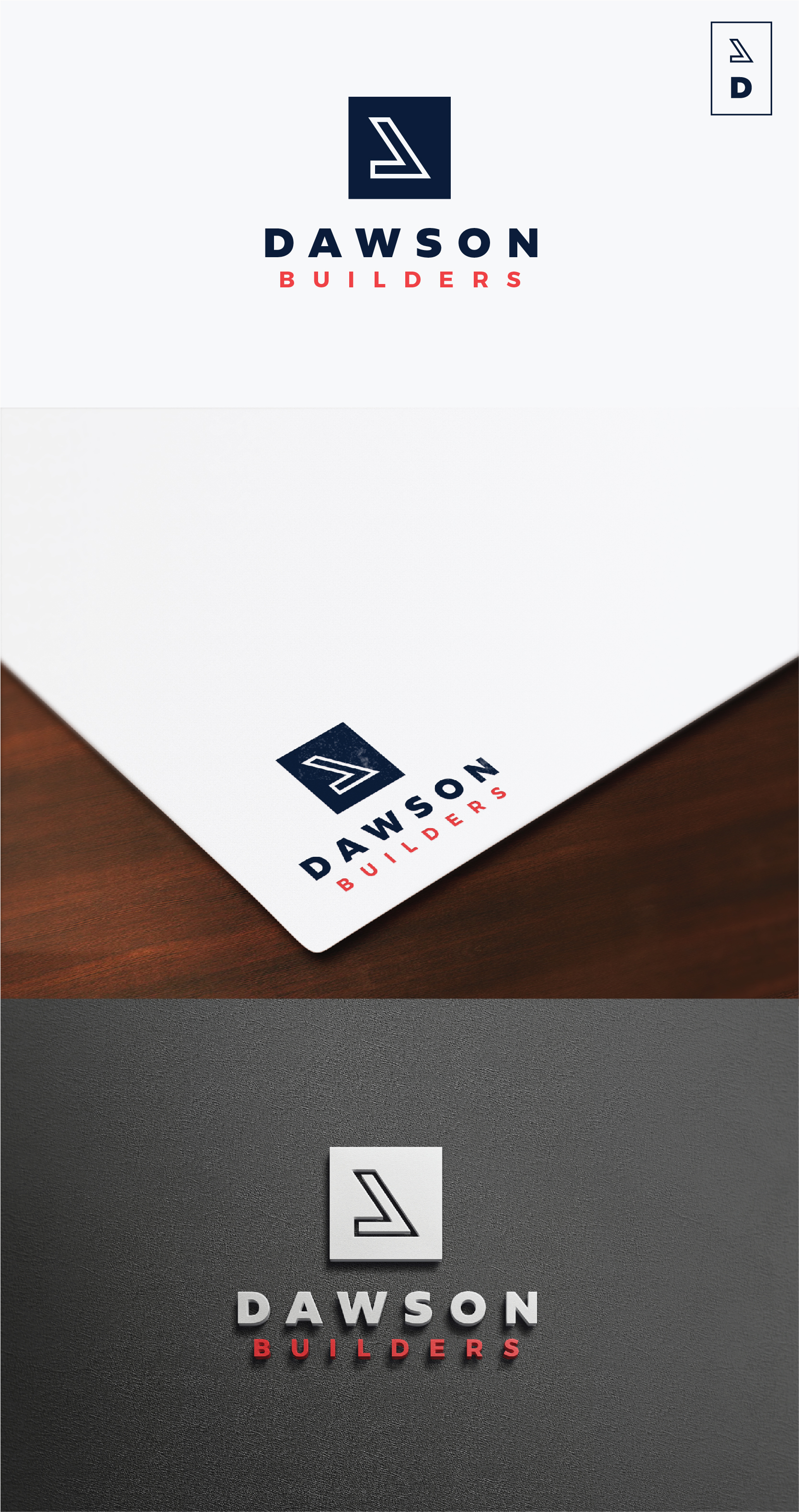 Logo Design by IMilenovic for Dawson Builders | Design #24579129
