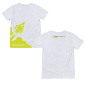 T-Shirt mit Startup Slogan & Rocket | T-Shirt-Design von A10