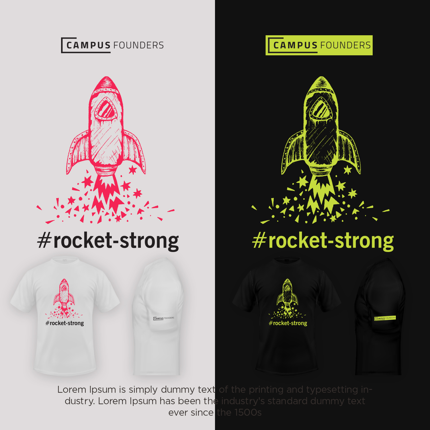 T-shirt Design by cahayafatimah for Campus Founders gGmbH | Design #24578833