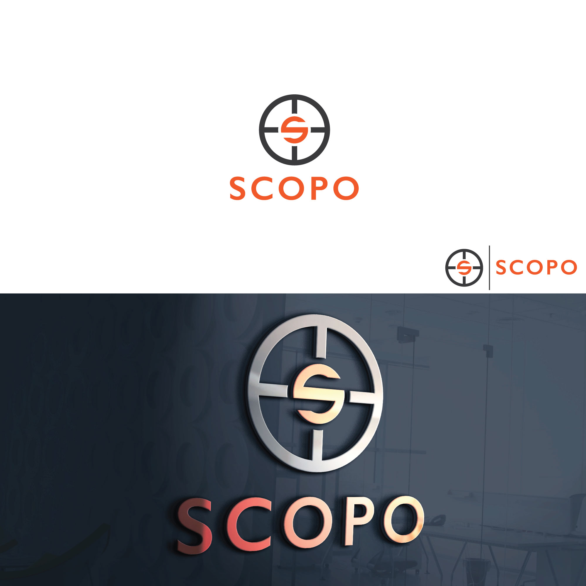 Logo Design by LogoToGoStudio for SCOPO Marketing | Design #24579913