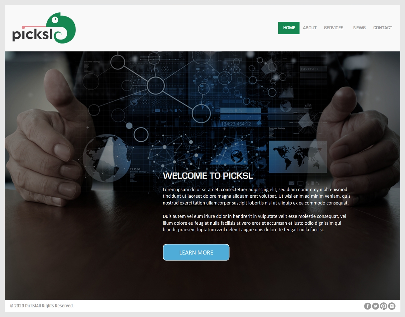 Wordpress Design by -Marc- for Antony picksl GmbH | Design #24619635