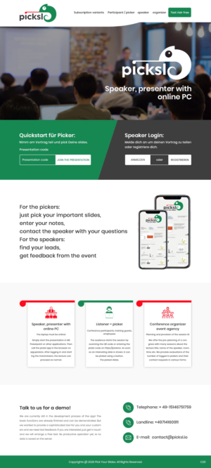 Design Wordpress par pb pour Antony picksl GmbH | Design : #24586094