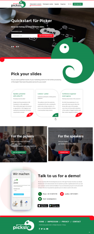 Design Wordpress par pb pour Antony picksl GmbH | Design : #24586096