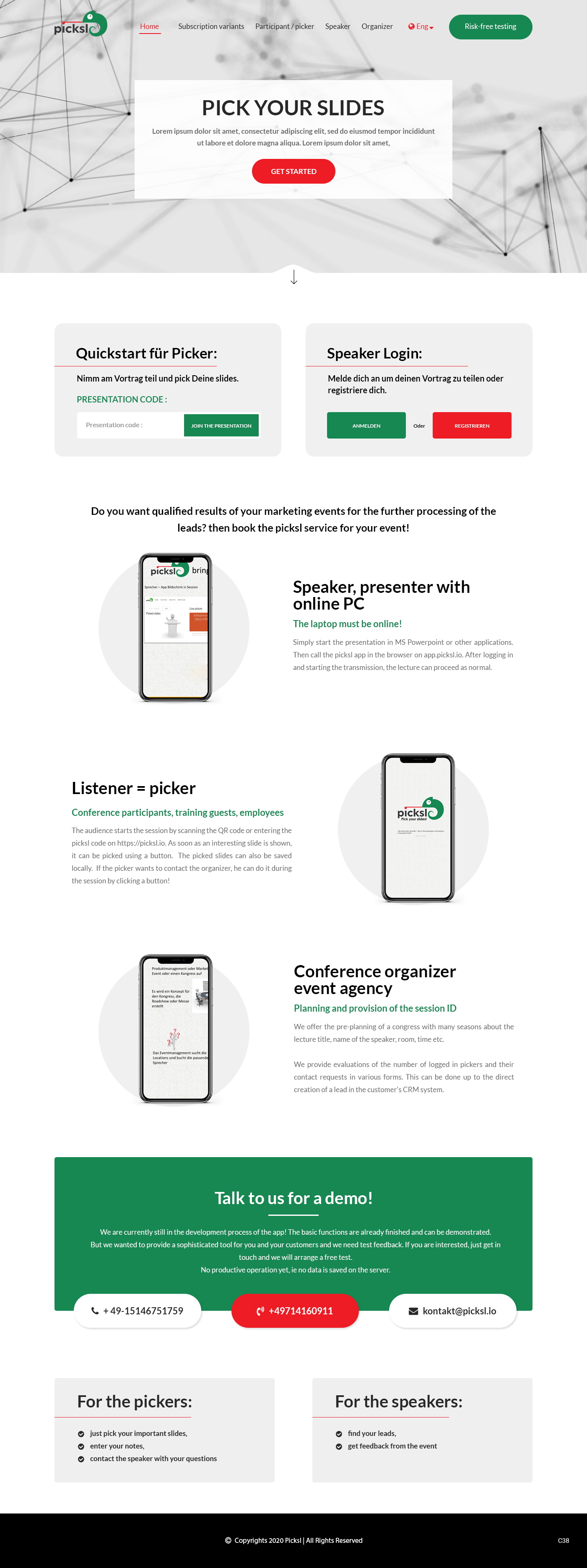 WordPress-Design von pb für Antony picksl GmbH | Design #24586099