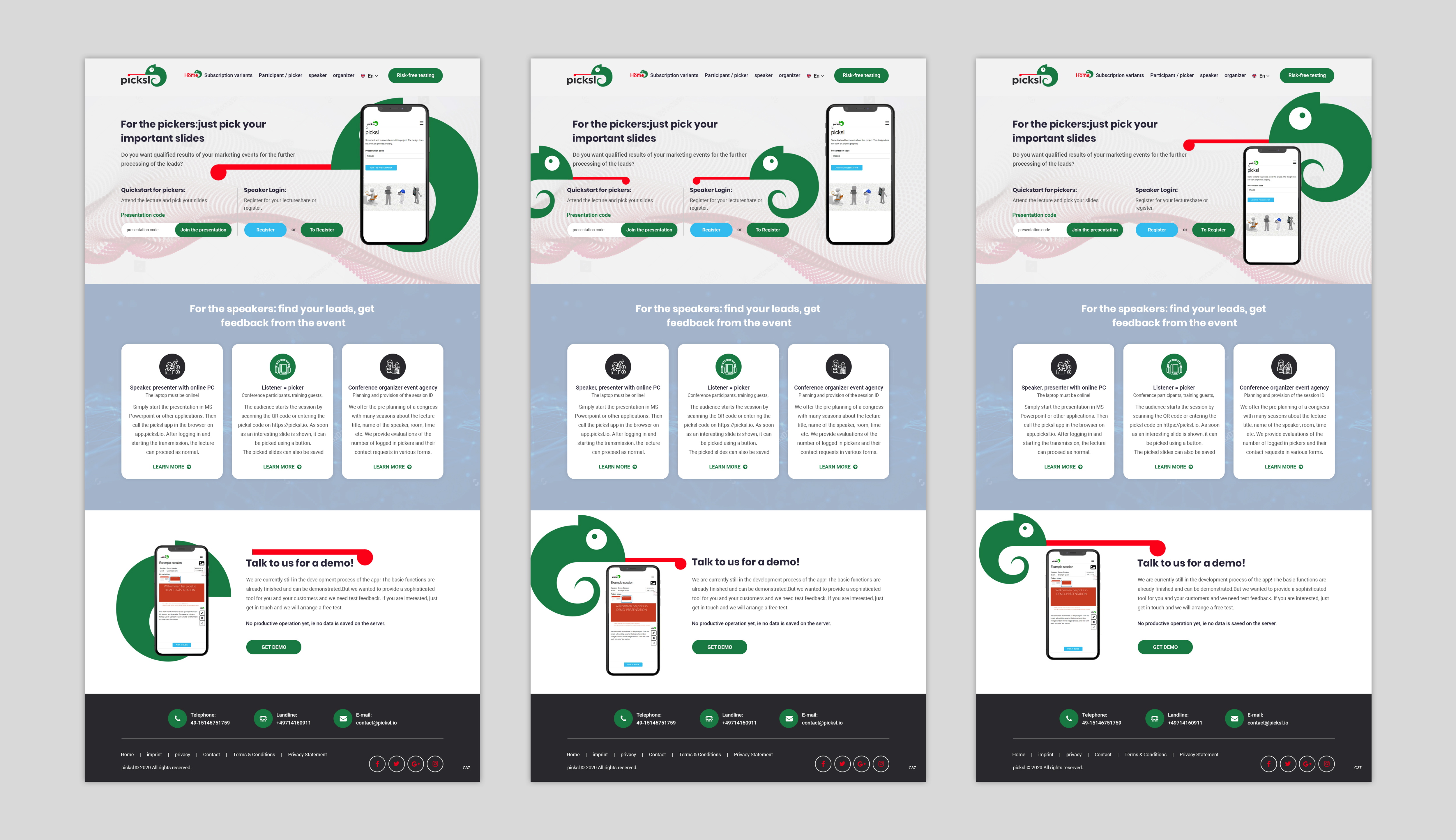 Wordpress Design by pb for Antony picksl GmbH | Design #24606525