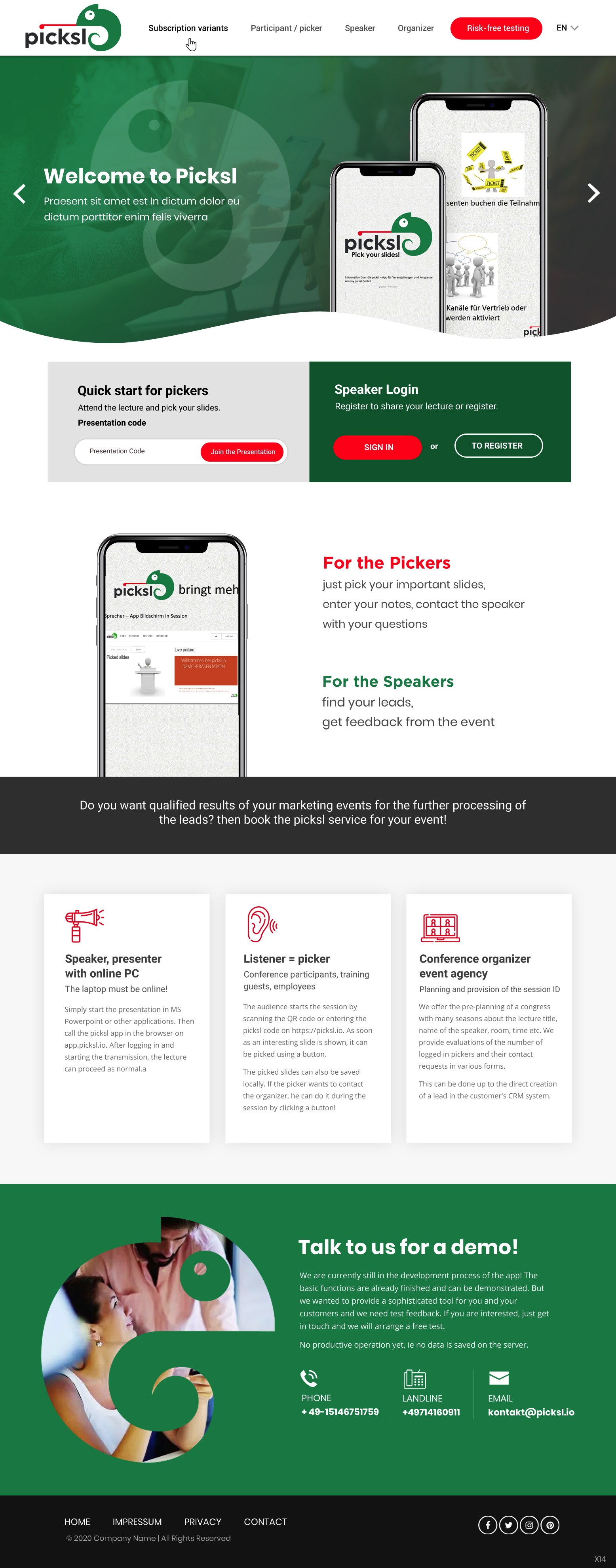 Design Wordpress par pb pour Antony picksl GmbH | Design #24654765