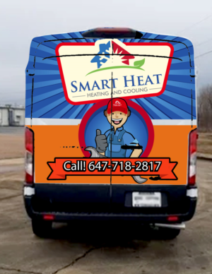 Diseño de Rotulación de Vehículo por Fierro para Smart Heat | Diseño: #24637210