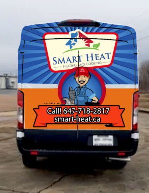 Diseño de Rotulación de Vehículo por Fierro para Smart Heat | Diseño: #24637621