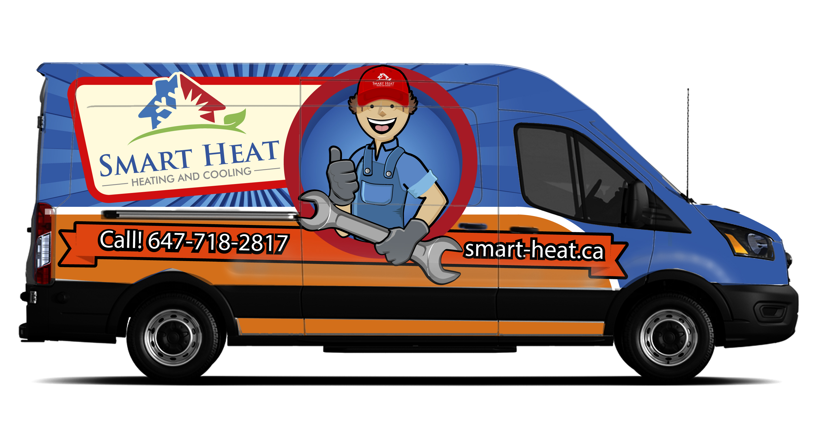 Diseño de Rotulación de Vehículo por Fierro para Smart Heat | Diseño #24637622