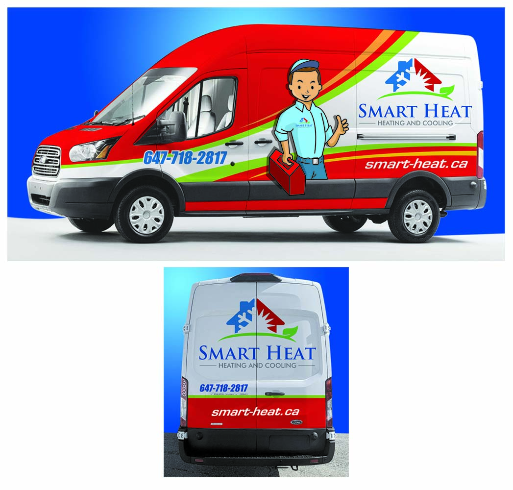 Diseño de Rotulación de Vehículo por Tomy Prast para Smart Heat | Diseño #24637434